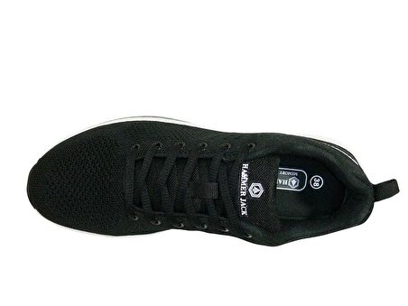 Hammer Jack Siyah Beyaz Bağcıklı Sneakers Spor Ayakkabı