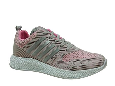Hammer Jack Pembe Gri Sneakers Bağcıklı Spor Ayakkabı