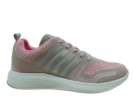 Hammer Jack Pembe Gri Sneakers Bağcıklı Spor Ayakkabı