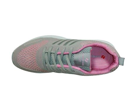 Hammer Jack Pembe Gri Sneakers Bağcıklı Spor Ayakkabı