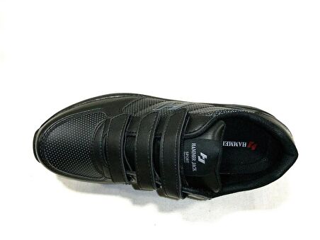 Hammer Jack Siyah Air Taban Sneakers Cırtlı Spor Ayakkabı