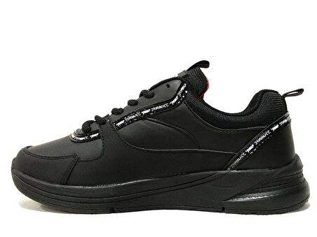 Jump Siyah Gri Bağcıklı Athletics Sneakers Spor Ayakkabı