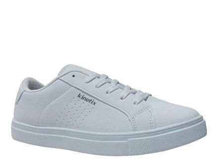Kinetix Beyaz Altın Bağcıklı Sneakers Spor Ayakkabı