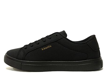 Kinetix Siyah Altın Bağcıklı Sneakers Spor Ayakkabı