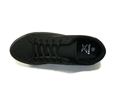 Kinetix Siyah Altın Bağcıklı Sneakers Spor Ayakkabı