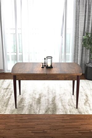 Rovena Mona Barok 80x132 Açılabilir Mdf Mutfak Masası Takımı 4 Adet Sandalye