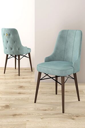 Rovena Mona Barok 80x132 Açılabilir Mdf Mutfak Masası Takımı 6 Adet Sandalye