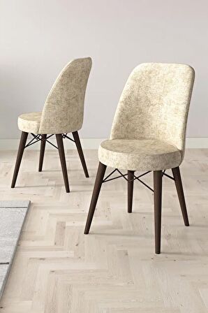 Rovena Kaf Meşe 80x132 Açılabilir Suntalam Yemek Odası Takımı 6 Adet Sandalye