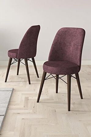 Rovena Kaf Barok 80x132 Açılabilir Suntalam Yemek Odası Takımı 4 Adet Sandalye