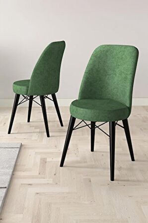 Rovena Kaf Siyah Mermer 80x132 Açılabilir Suntalam Yemek Odası Takımı 6 Adet Sandalye