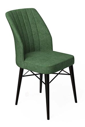 Rovena Novana Siyah Mermer 80x132 Açılabilir Suntalam Yemek Odası Takımı 6 Adet Sandalye