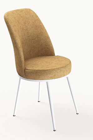 Rovena Marin Beyaz 80x132 Açılabilir Suntalam Yemek Odası Takımı 4 Adet Sandalye + 1 Bench