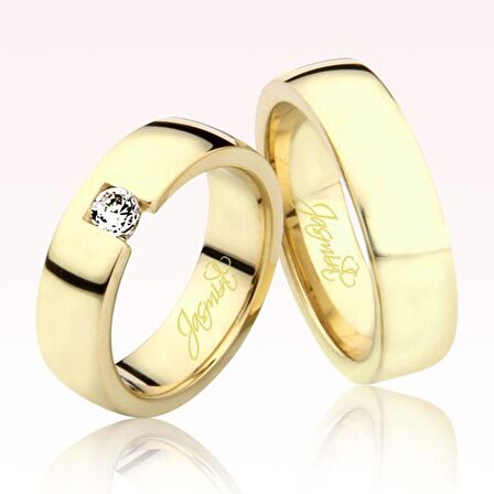 Sarı Altın Tektaş Alyans 1802-3