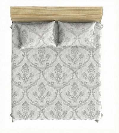Maki Home %100 Pamuklu Çiçek Baskılı 180x200+2*(50x70) Battal Boy Lastikli Çarşaf Ve Yastık Kılıfı