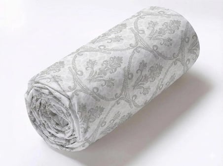 Maki Home %100 Pamuklu Çiçek Baskılı 180x200+2*(50x70) Battal Boy Lastikli Çarşaf Ve Yastık Kılıfı