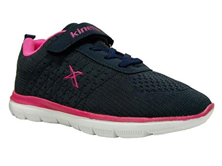 Kinetix Lacivert Pembe Cırtlı Sneakers Spor Ayakkabı