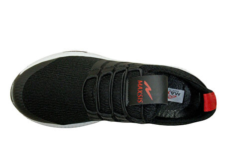 Maxsis Siyah Kırmızı Beyaz Aqua Bağcıksız Sneakers Spor Ayakkabı