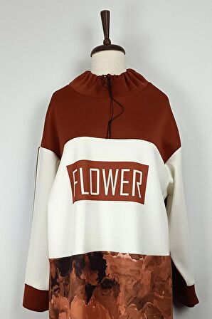 Dalgıç Sweatshirt Ekru T1523