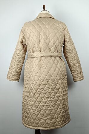 Kemerli Kapitone Kap Bej K309