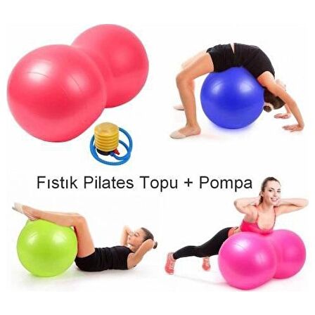 Leyaton Fıstık Pilates Topu ( Pembe )
