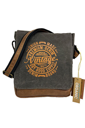 Kaliteli Su Geçirmez Kanvas Postacı Çantası Western Bag 7112