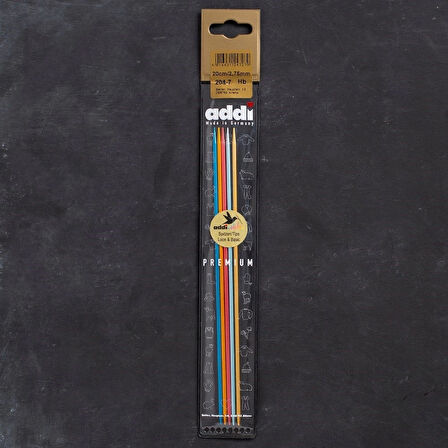 Addi Colibri 2,75mm 20cm Renkli Çorap Şişi - 204-7