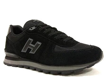 Hammer Jack Siyah Gri Sneakers Bağcıklı Spor Ayakkabı