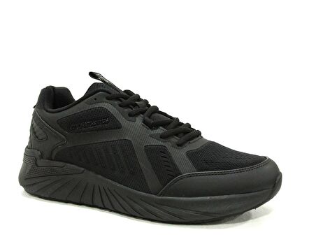 Jump Siyah Sneakers Bağcıklı Spor Ayakkabı