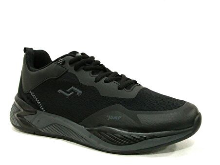 Jump Siyah Sneakers Bağcıklı Spor Ayakkabı