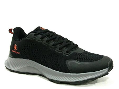 Lumberjack Siyah Turuncu Sneakers Bağcıklı Spor Ayakkabı