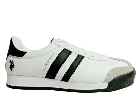 U.S. Polo ASSN. Beyaz Siyah Sneakers Spor Ayakkabı