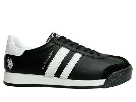 U.S. Polo ASSN. Siyah Beyaz Sneakers Spor Ayakkabı