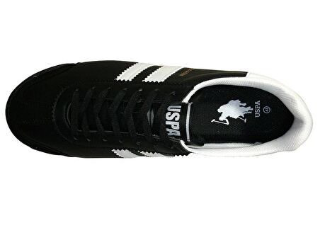 U.S. Polo ASSN. Siyah Beyaz Sneakers Spor Ayakkabı