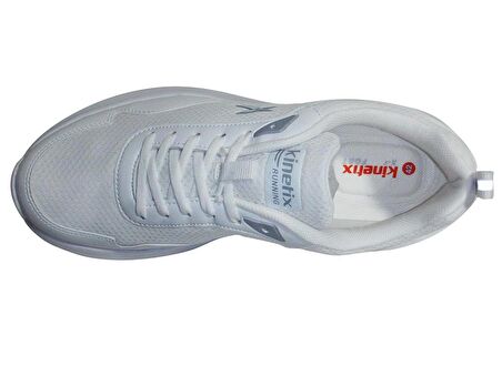 Kinetix Beyaz Running Bağcıklı Spor Ayakkabı