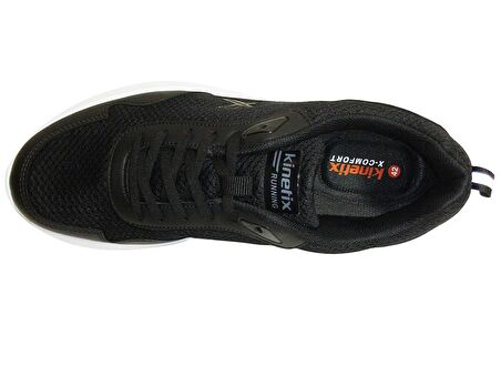 Kinetix Siyah Running Bağcıklı Spor Ayakkabı