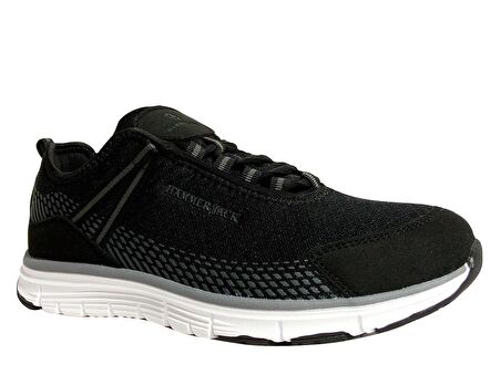 Hammer Jack Siyah Beyaz Bağcıklı Sneakers Spor Ayakkabı