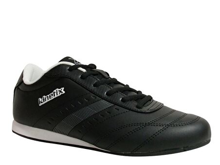 Kinetix Siyah Beyaz Bağcıklı Sneakers Spor Ayakkabı