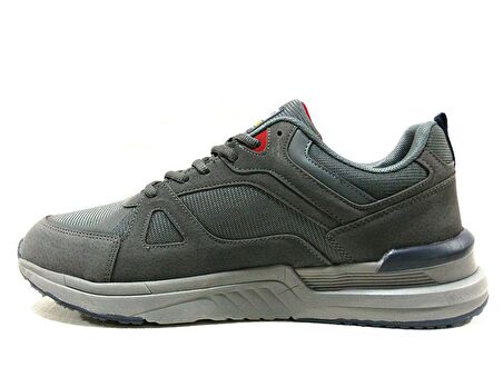 Jump Füme Gri Sneakers Bağcıklı Spor Ayakkabı