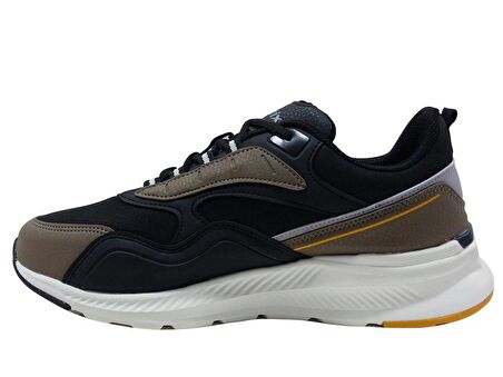 Kinetix Siyah Camel Sneakers Bağcıklı Spor Ayakkabı