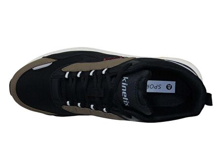 Kinetix Siyah Camel Sneakers Bağcıklı Spor Ayakkabı