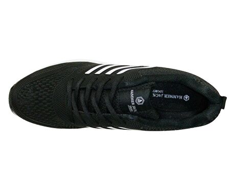 Hammer Jack Siyah Beyaz Sneakers Bağcıklı Spor Ayakkabı