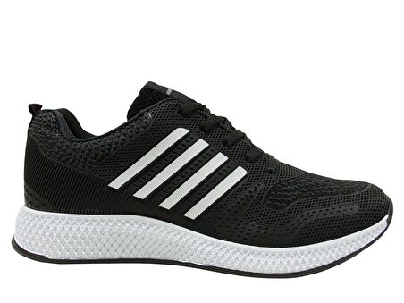 Hammer Jack Siyah Beyaz Sneakers Bağcıklı Spor Ayakkabı