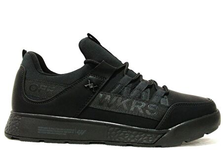 Wickers Siyah Bağcıksız Aqua Sneakers Spor Ayakkabı