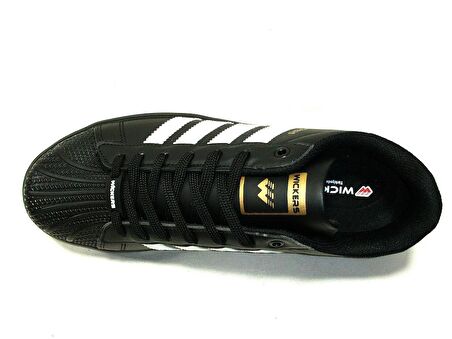 Wickers Siyah Beyaz Sneakers Spor Ayakkabı