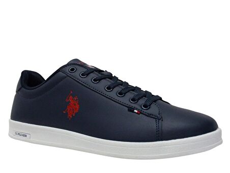 U.S. Polo ASSN. Lacivert Beyaz Bağcıklı Sneakers Spor Ayakkabı