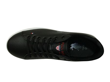 U.S. Polo ASSN. Siyah Beyaz Bağcıklı Sneakers Spor Ayakkabı