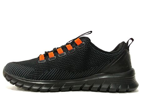 Lumberjack Siyah Turuncu Bağcıklı Sneakers Spor Ayakkabı