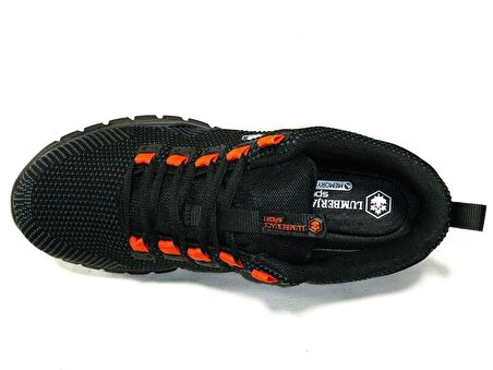 Lumberjack Siyah Turuncu Bağcıklı Sneakers Spor Ayakkabı