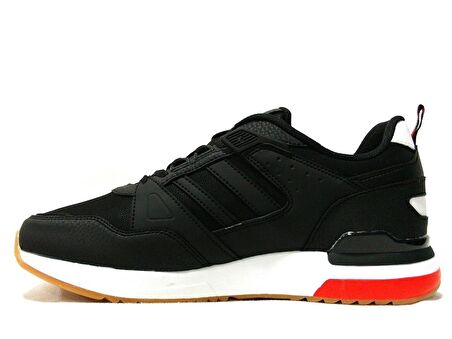 Kinetix Siyah Kırmızı Beyaz Bağcıklı Sneakers Spor Ayakkabı