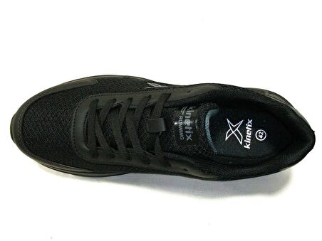 Kinetix Siyah Bağcıklı Running Sneakers Spor Ayakkabı